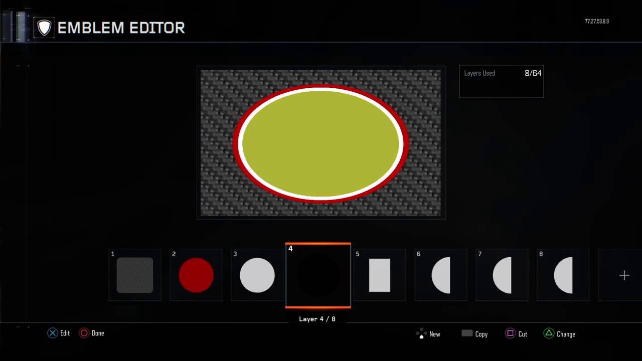How to make UGA emblem in bo3