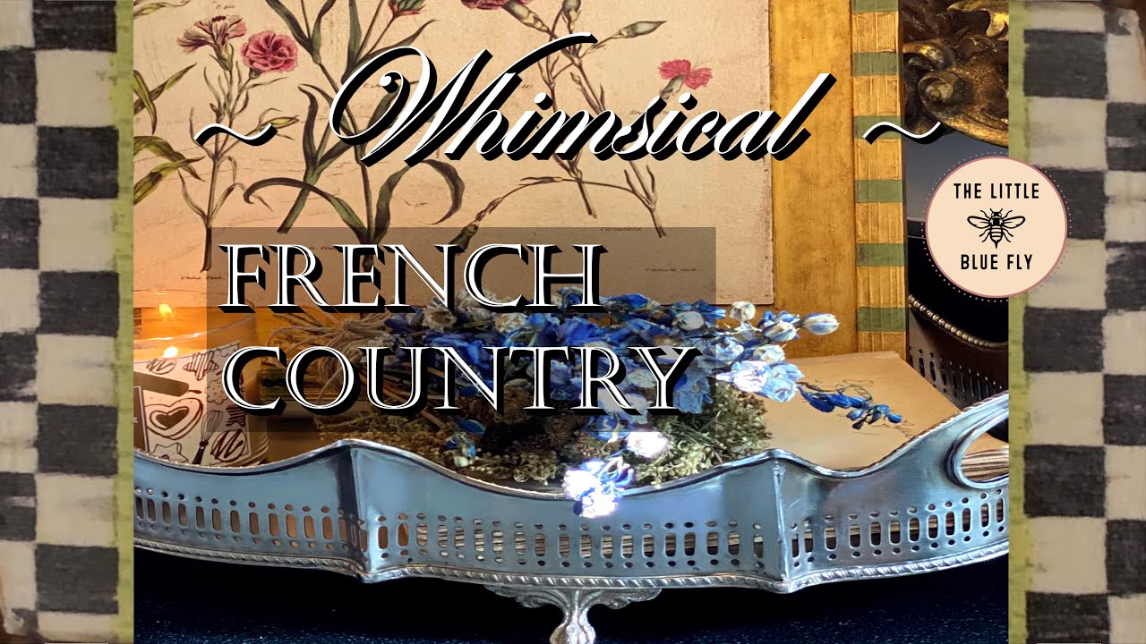 *Whimsical* French Country Style Painting | How to Antique Wood with Glazing and Acrylic Paints