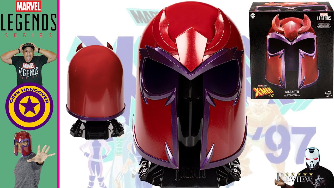 Marvel Legends Series Magneto Premium Roleplay Cosplay Helmet X Men ‘97 Review