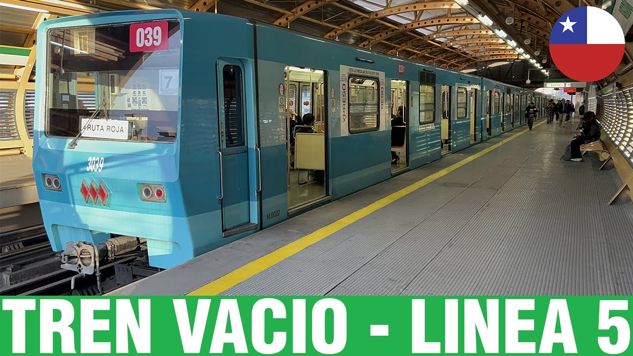 Metro De Santiago | Inyecci&oacute;n Tren Vacio L&iacute;nea 5 - NS-74 P3039