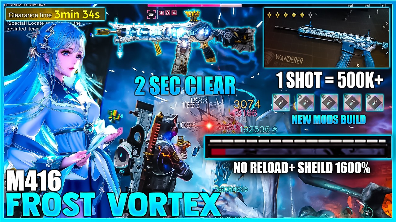 M416 SILENT ANABASIS MELTS EVERY NIGHTMARE 2 SEC HUGE DPS 1M+ BEST BUILD SAVIOR 1600% SAVIOR SHEILD