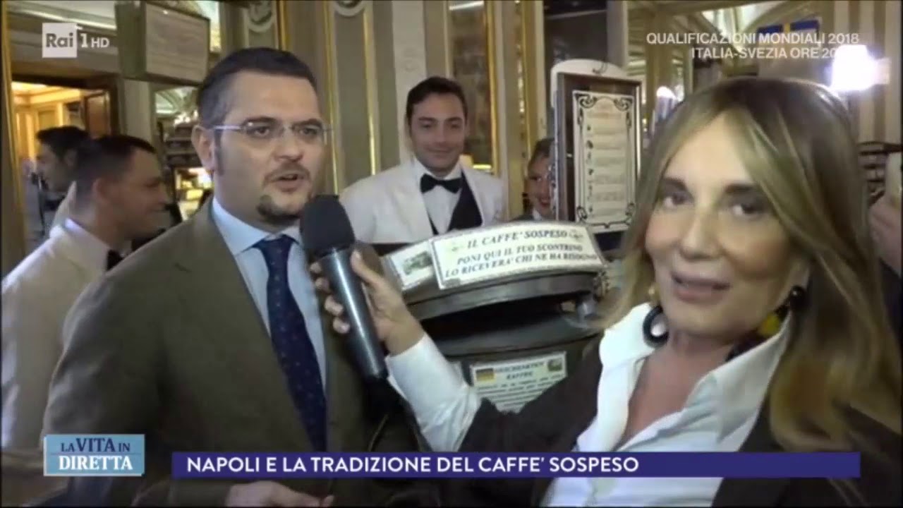 La tradizione del caff&egrave; sospeso -  La vita in diretta Rai 1