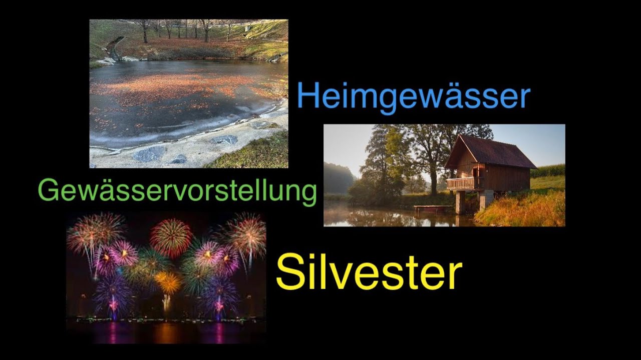 OMG! Silvester, Heimgewässer und neues Gewässer Inkognito Lake l wird vorgestellt an euch!
