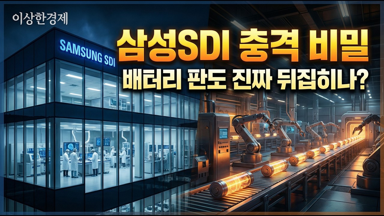 삼성 SDI가 3년간 숨긴 비밀...2027년 배터리 시장 판도가 뒤집힌다 / 이상한경제 / 삼성SDI / 전기차배터리