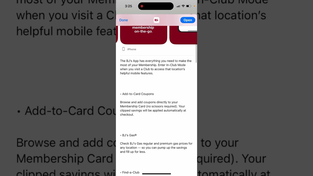 BJs app - how to install on iPhone