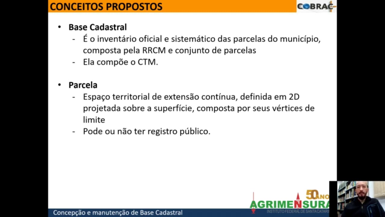 Cadastro - Aula 8 - Vídeo 28: Conceitos de Cadastro e Parcela