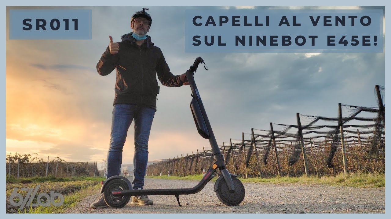 SR011 - Il mio nuovo monopattino elettrico! Ninebot E45e, e via col vento tra i capelli! recensione!