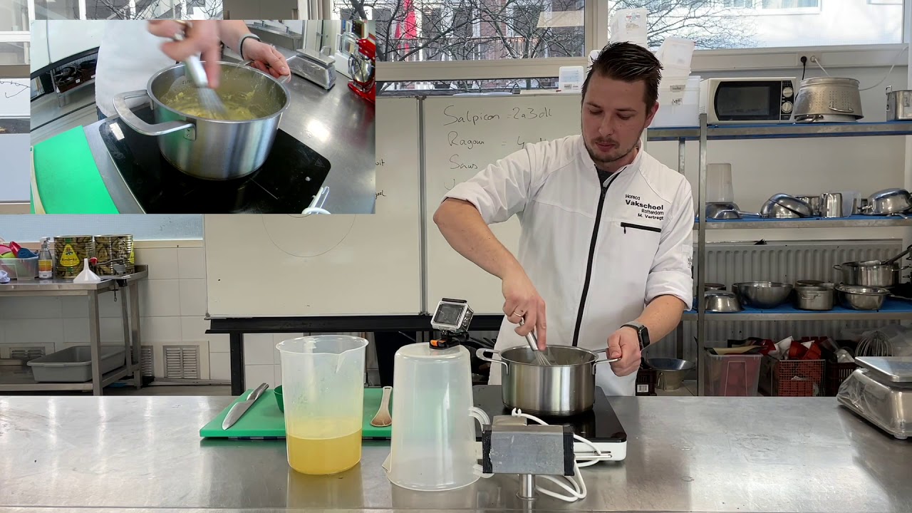 instructie vervolg roux (salpicon, ragout, saus, veloute)