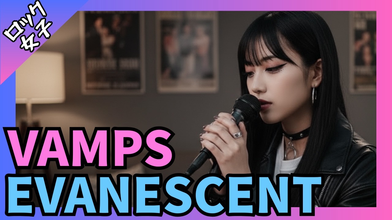 【EVANESCENT - VAMPS】女性ボーカル / ロック女子 AIカバー / hyde