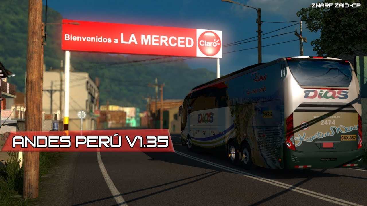 COMO INSTALAR MOD MAPA ANDES PER&Uacute; | EURO TRUCK SIMULATOR 2 1.35
