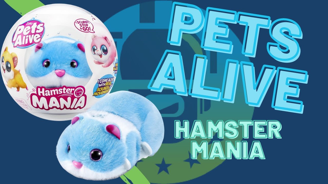 Распаковка Zuru Pets Alive Hamster Mania