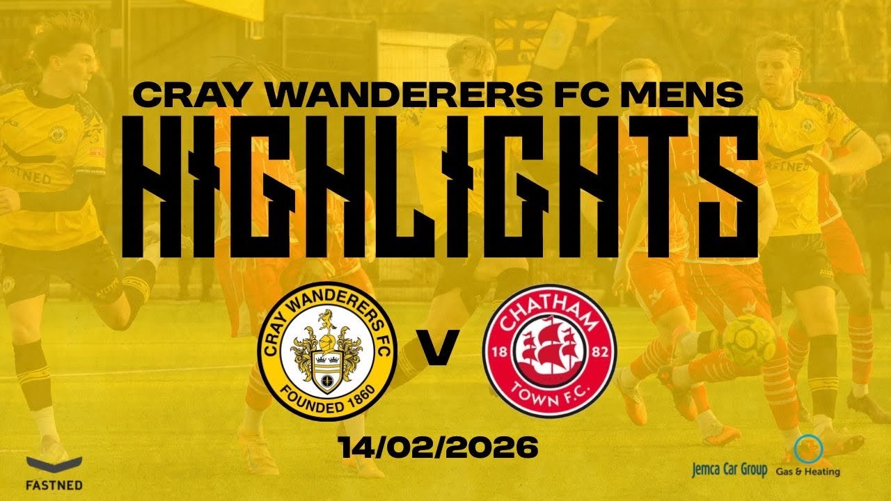 Highlights: Cray Wanderers 1-1 Chatham Town 