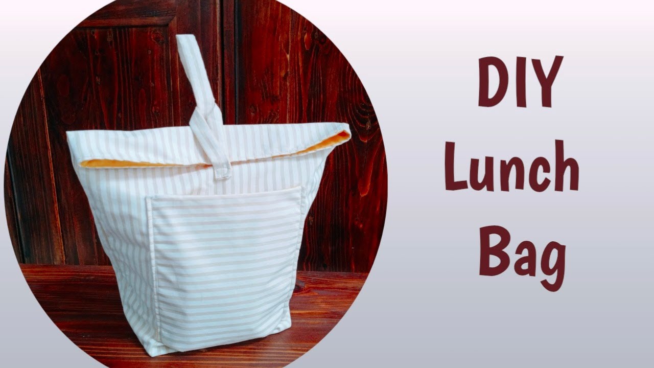 DIY Lunch Bag | Tas Bekal Makanan | Lunch Bag Easy Sewing Tutorial