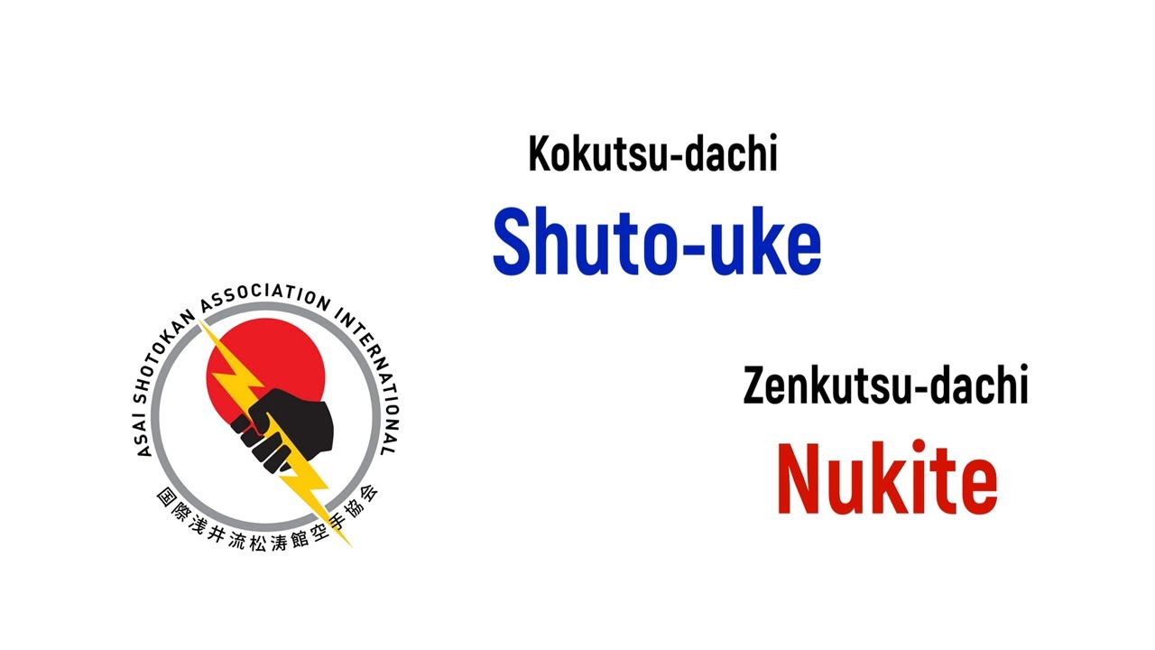 ASAI INDIA | Kokutsu-dachi Shuto uke + Zenkutsu-dachi Nukite | Shotokan karate Kihons | AISKF