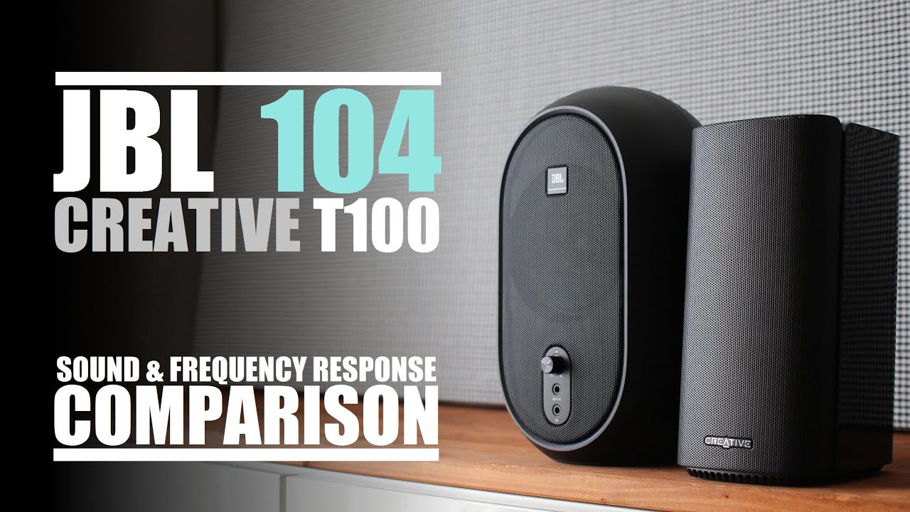 Creative T100 против JBL One Series 104 || Сравнение звука и частотных характеристик