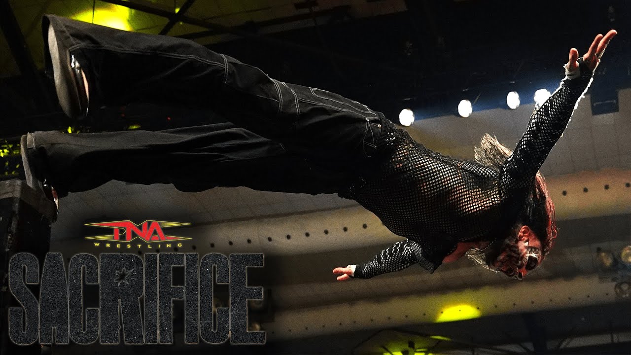 Jeff Hardy Hits WILD Swanton Bomb Through A Table | TNA Sacrifice 2025 Highlights