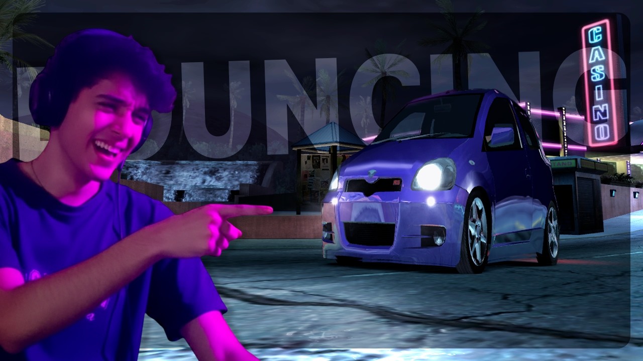 Probé un mod y rompí Need for Speed Carbon | Bouncing Yaris Meme