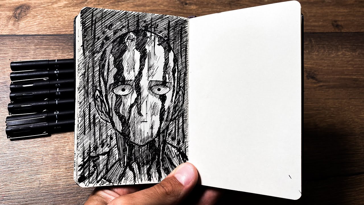 [ASMR] Drawing SAITAMA 👊🔥 (Real Time) - One Punch Man