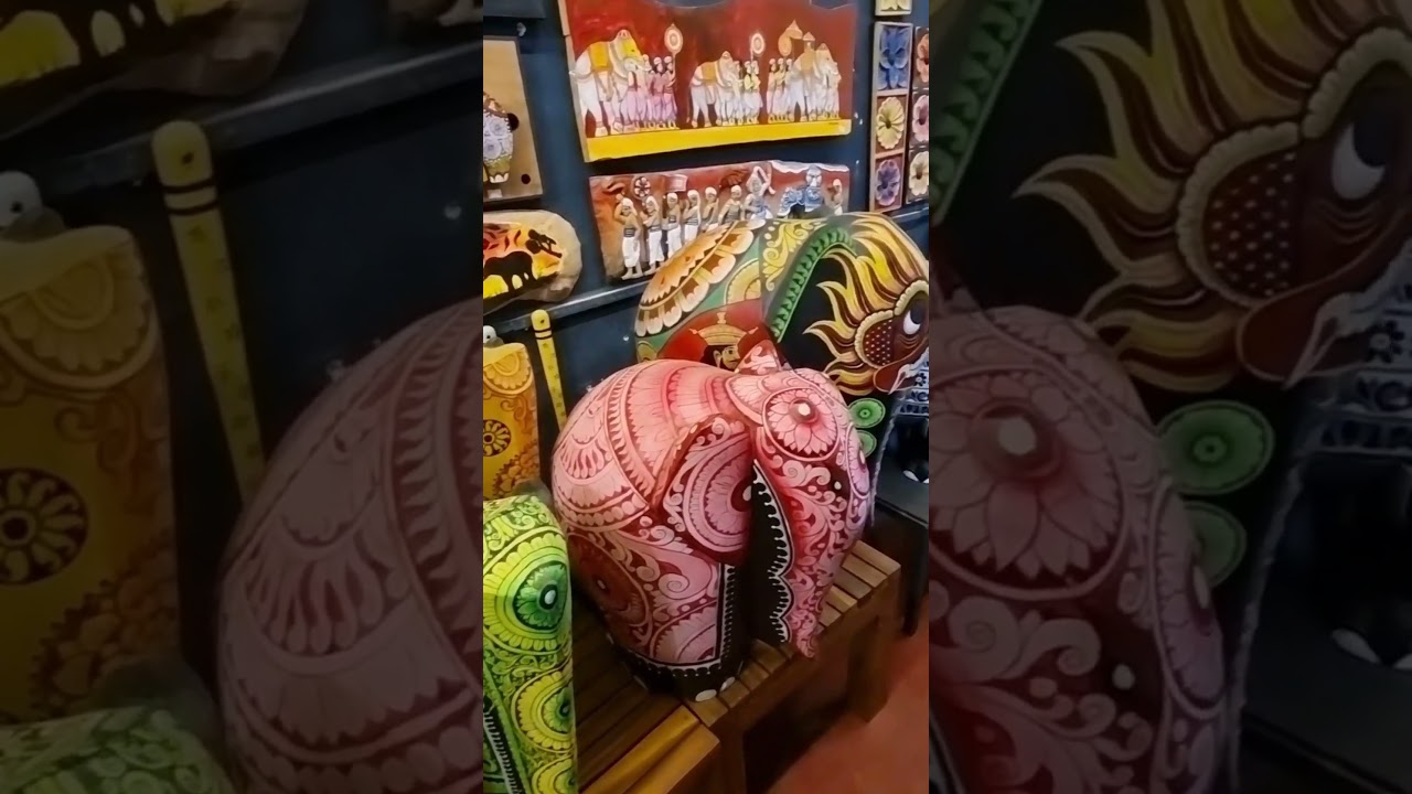 Wood carving creations shop in Sri Lanka. items made with wood and natural colours. #srilankatravel