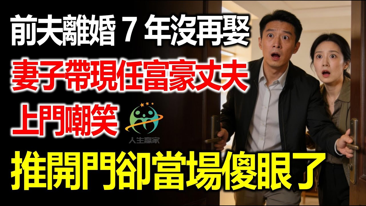 前夫離婚7年沒再娶，妻子帶現任富豪丈夫上門嘲笑，推開門卻當場傻眼