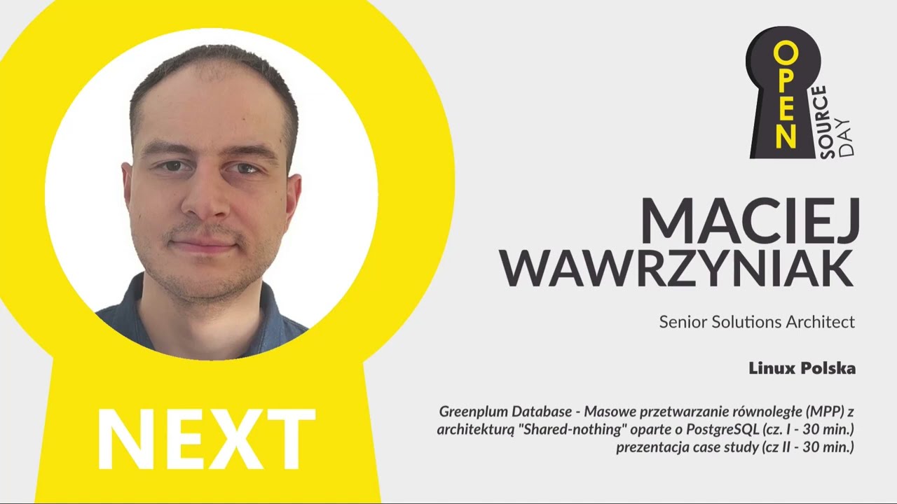 Greenplum Database - masowe przetwarzanie równoległe z architekturą shared-nothing oparte o Postgres