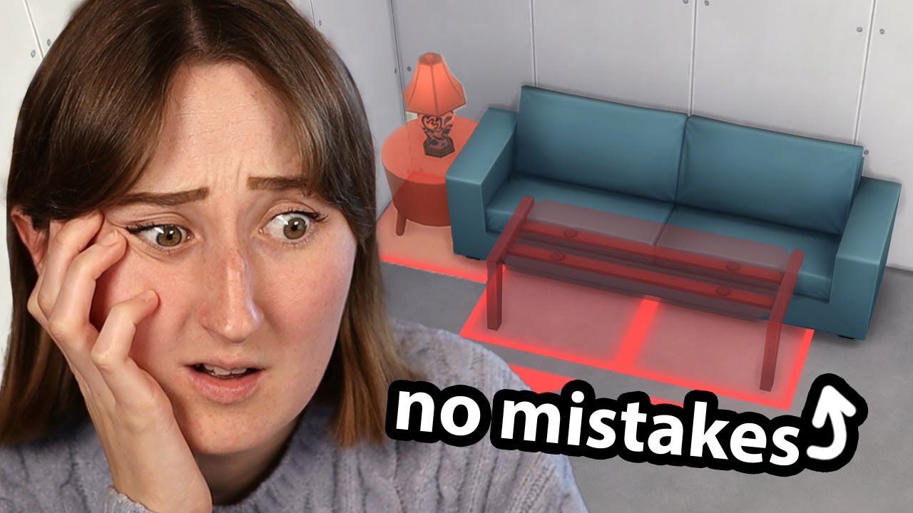i tried building a sims house without making ANY MISTAKES