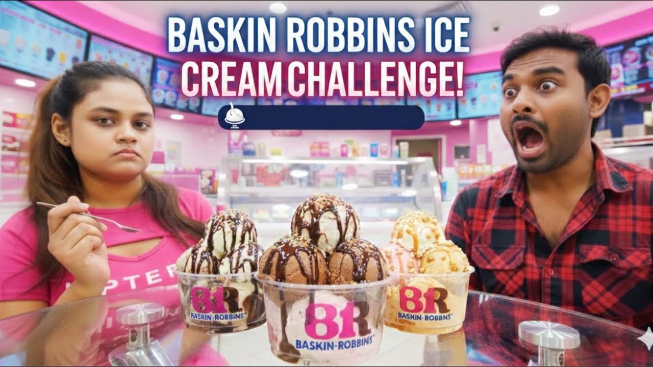 3 Ice Creams in 12 Minutes?! 🥶 Ice Cream Challenge | @Intervelbites #food #foodchallenge 