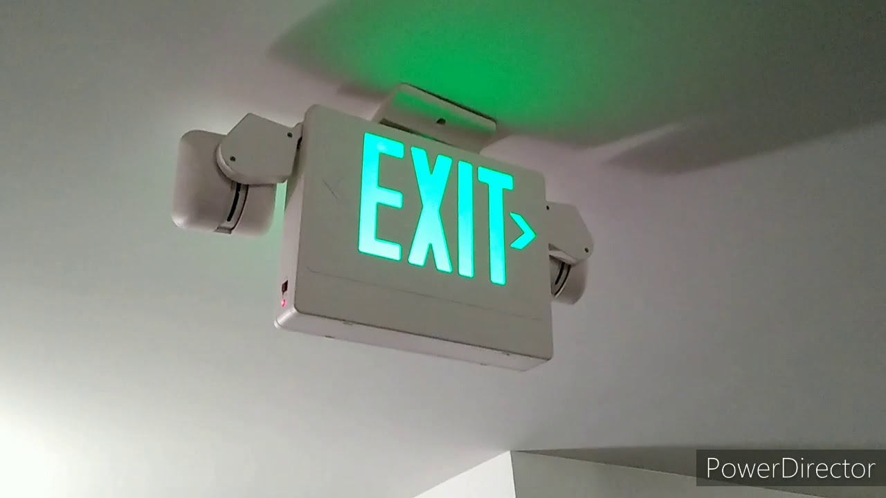 Testing EXIT Signs With Emergency Lights #2