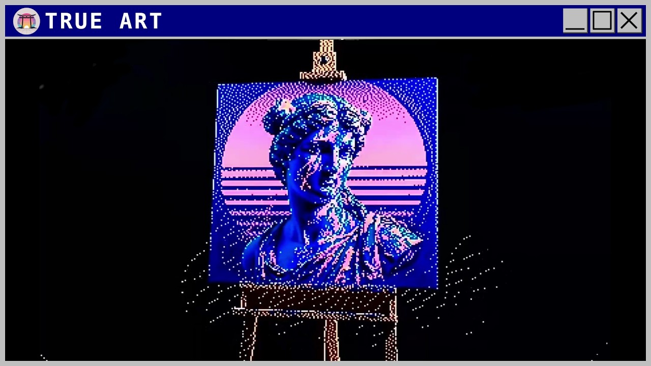 The Blank Canvas [Creative Retrowave Aesthetics]