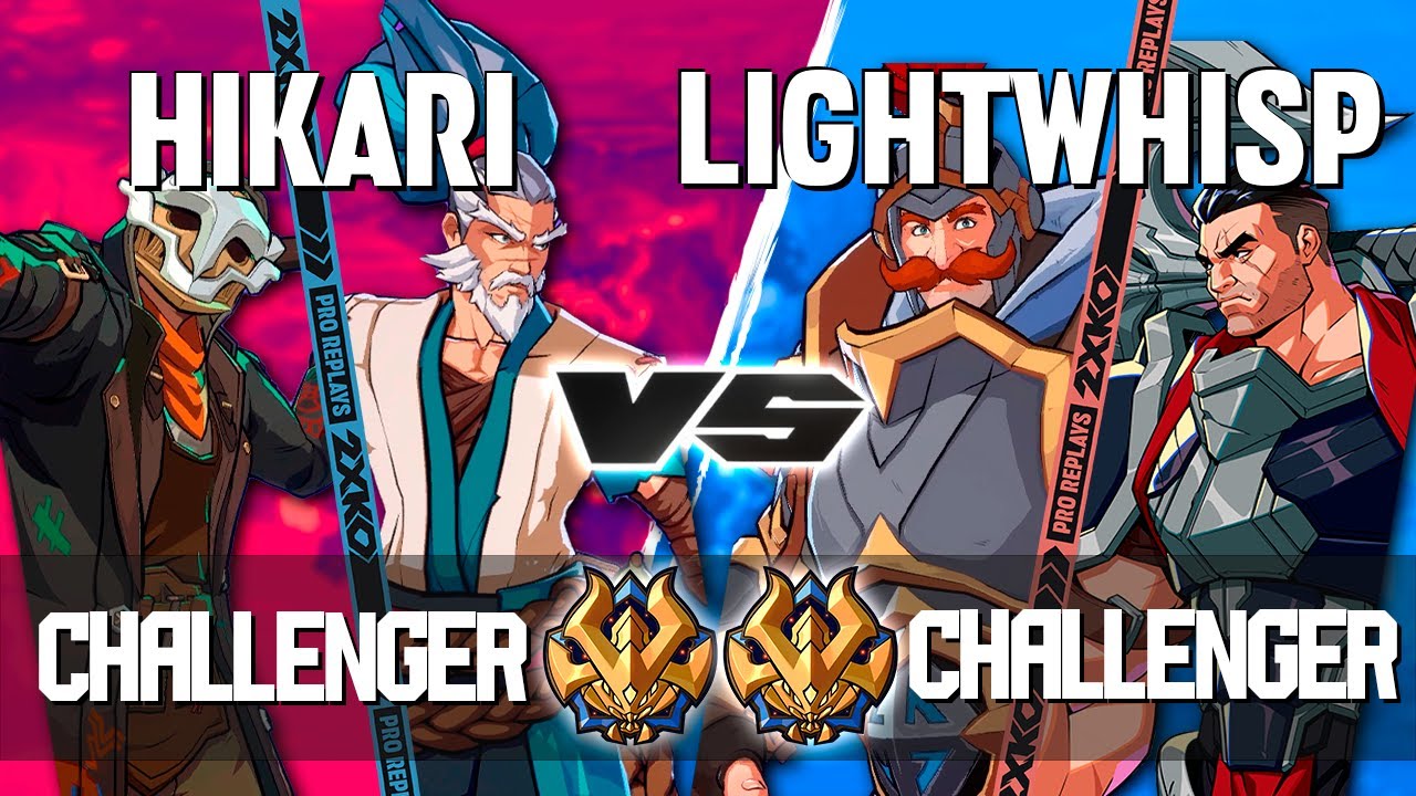 2XKO ▰ HIKARI (Yasuo-Ekko) vs LIGHTWHISP (Darius-Braum) ▰ 2XKO Pro level replays