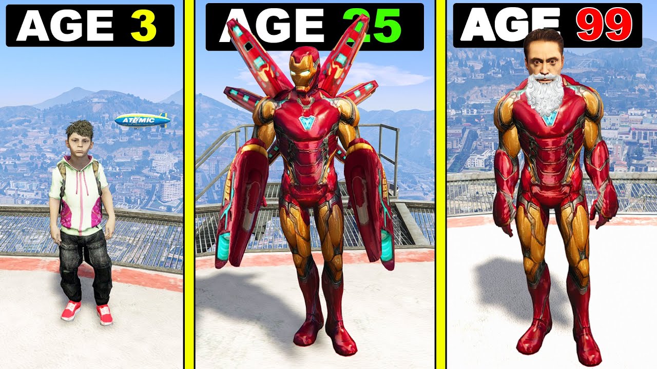Surviving 99 YEARS As IRON MAN in GTA 5