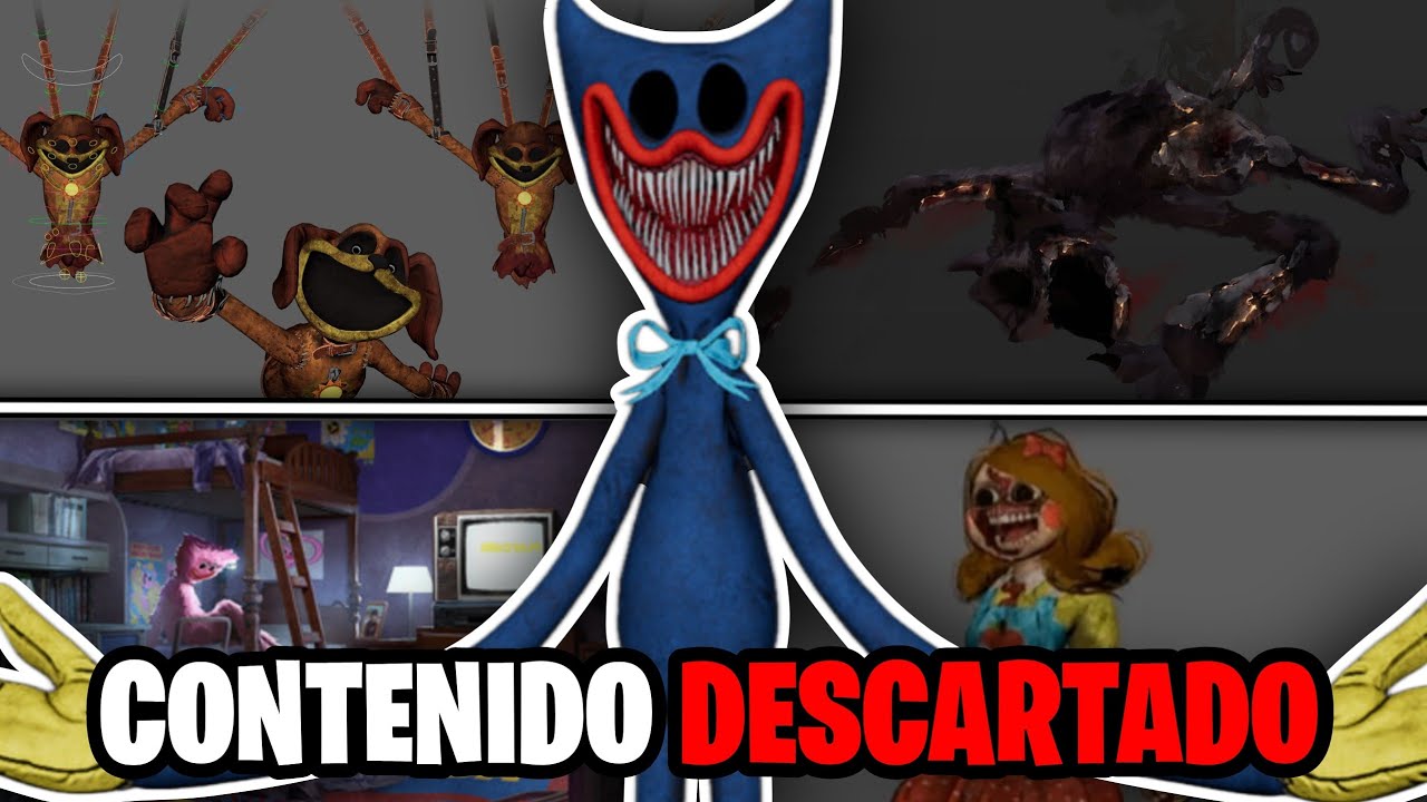 Todo el Contenido Descartado, No usado y ELIMINADO de Poppy Playtime Chapter 3