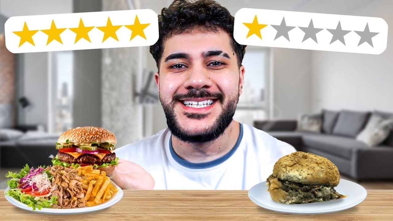 5 STERNE VS 1 STERNE ESSEN BESTELLEN
