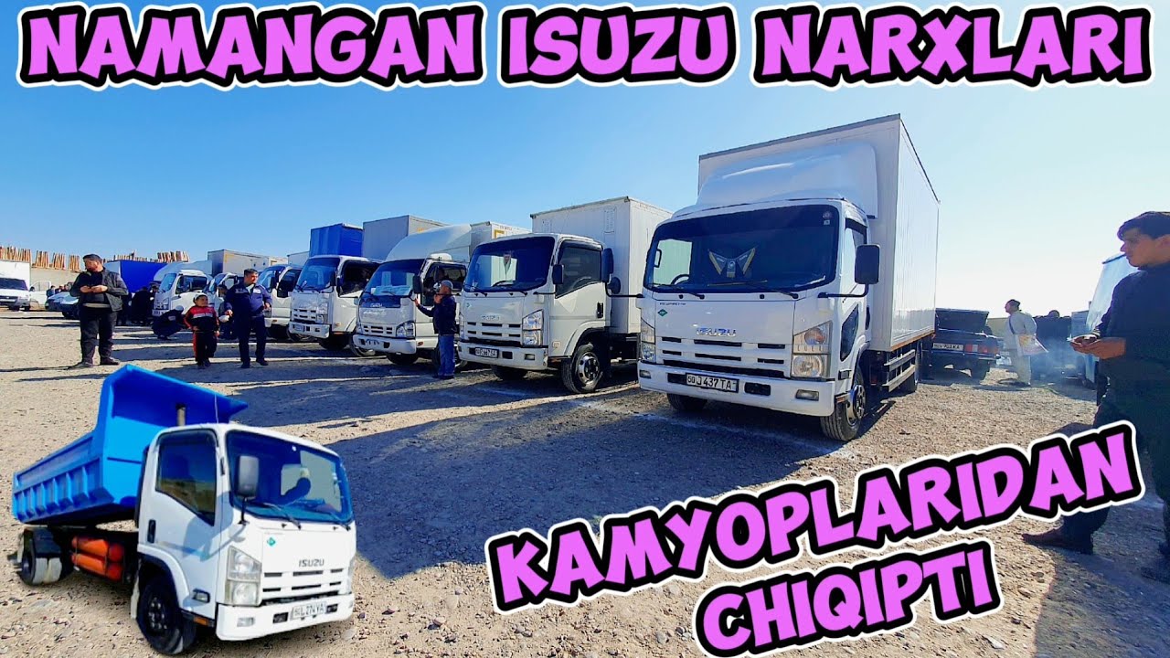 ISUZU BOZORINING YANGI NARXLARI NARX NAVOLAR DAXSHAT