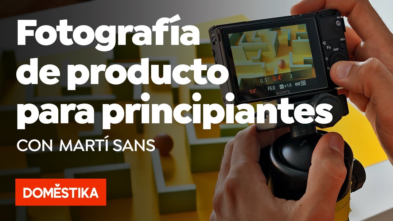 Fotografía de producto para principiantes – Curso online de Martí Sans