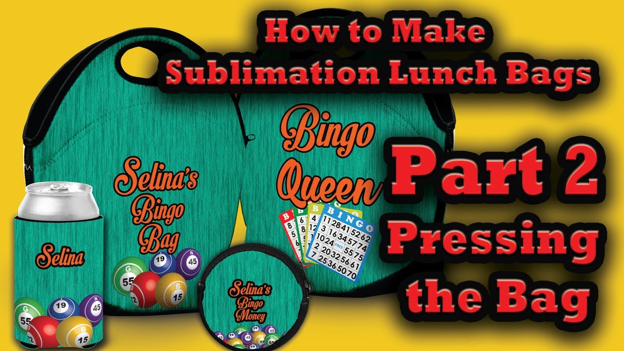 How to Press Sublimation Lunch Bags