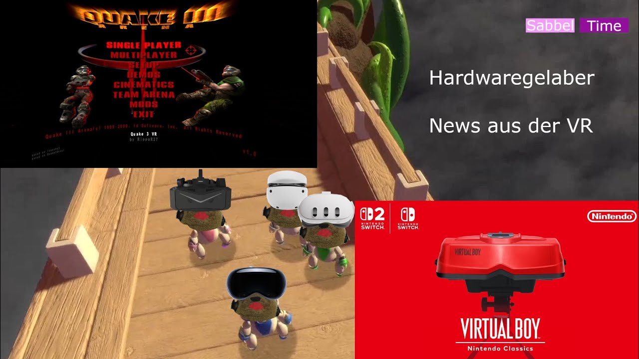 VR News - Virtual Desktop bietet jetzt FOVEATED STREAMING! NINTENDO VIRTUAL BOY mit LABO?