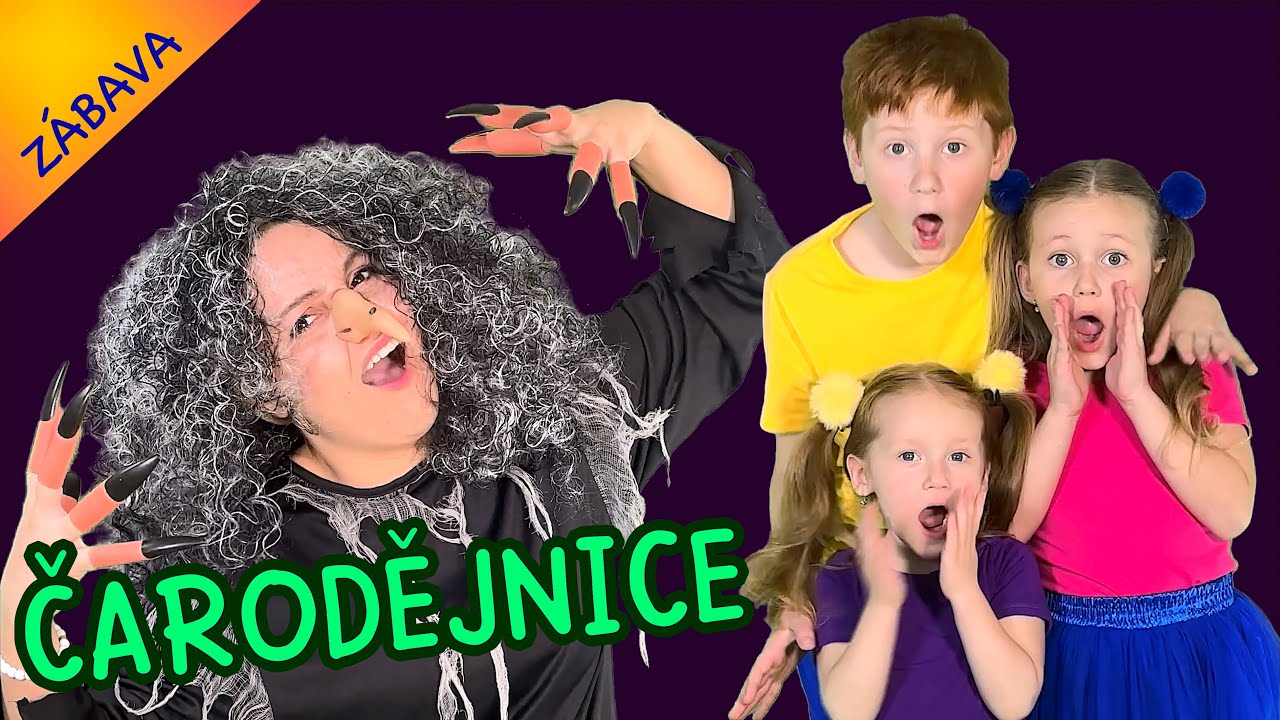 ČARODĚJNICE – Čáry Máry čačača 🧙‍♀️ Kouzelná písnička a strašidelná pohádka pro děti | Čarodějka 🪄