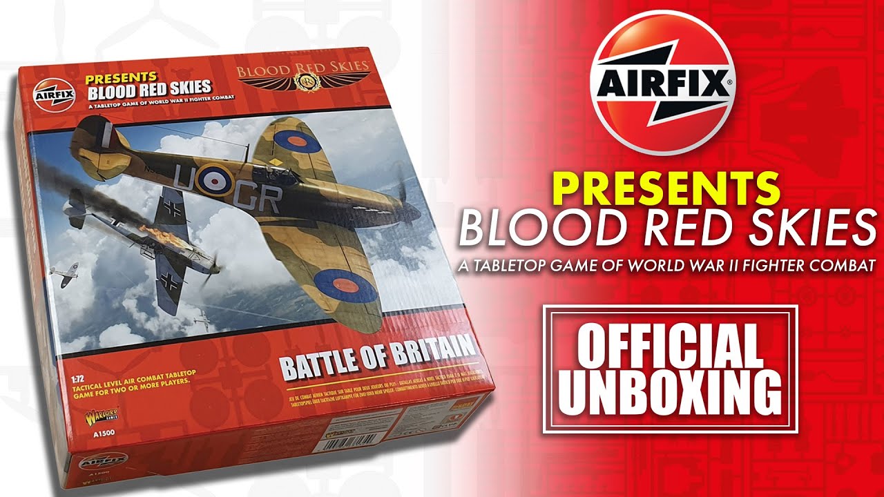 Airfix Blood Red Skies - Battle of Britain Unboxing (A1500)
