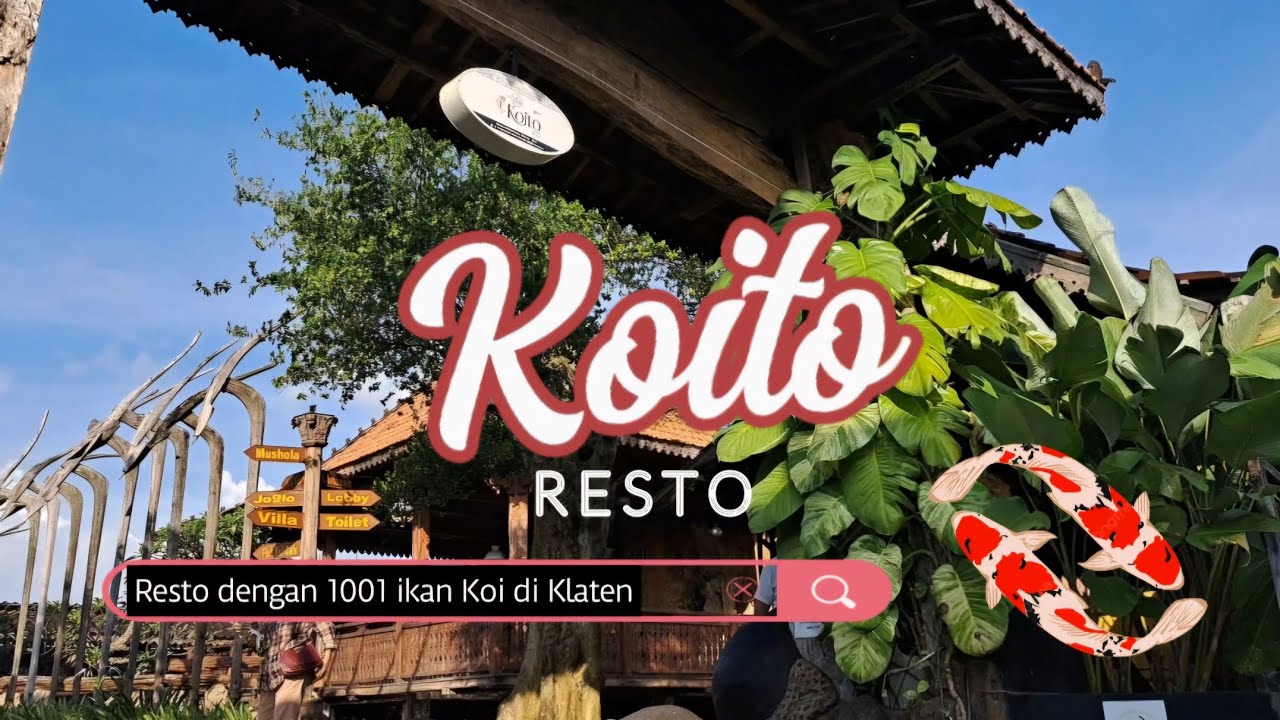 KOITO RESTO – Makan di Tengah 1001 Ikan Koi dengan Suasana Jawa Klasik! @parasari