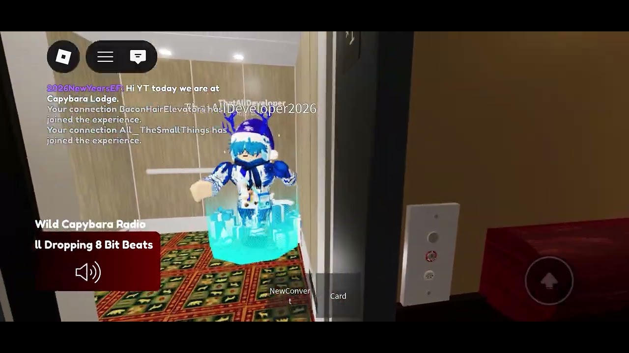 Elevators at Capybara Lodge Roblox Part 1