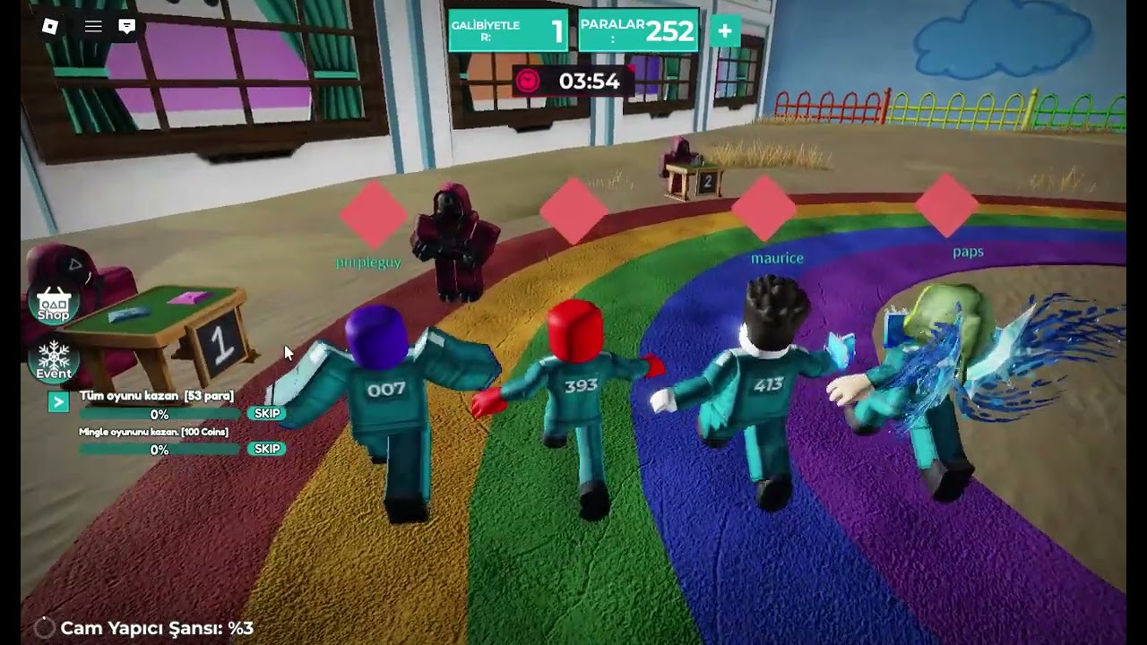 BUGÜN ARK LA  SQUAT GAME OYNADIK BÖLÜM 1