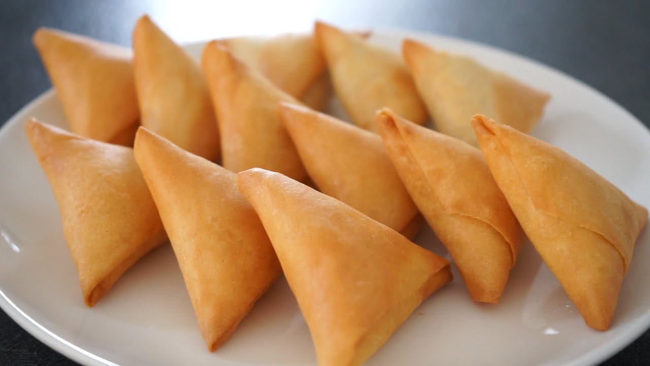 Samoussa poulet | Samosas recipe | How to fold samosa