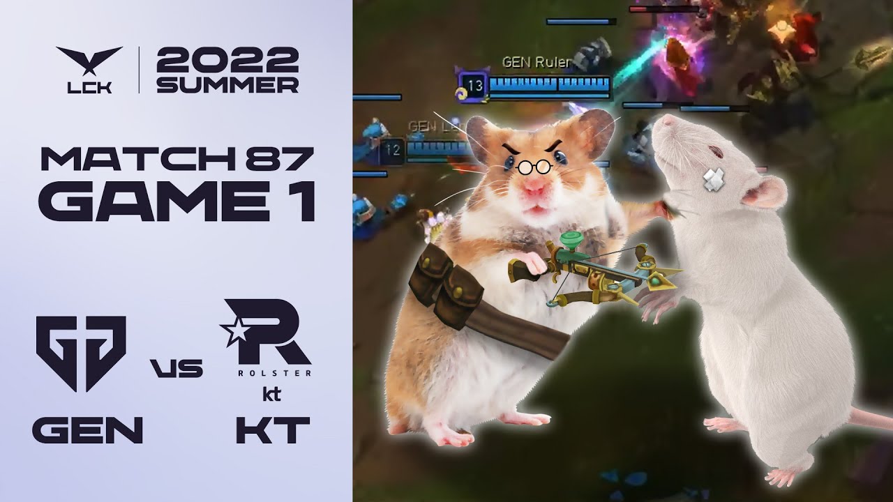 넥서스를 깨면서 🐭🐭~ | 젠지 vs. KT 게임1 하이라이트 | 08.13 | 2022 LCK 서머 스플릿