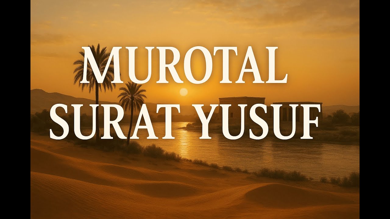 Murotal Surat Yusuf Merdu | Bacaan Qur’an yang Menenangkan & Menguatkan Iman