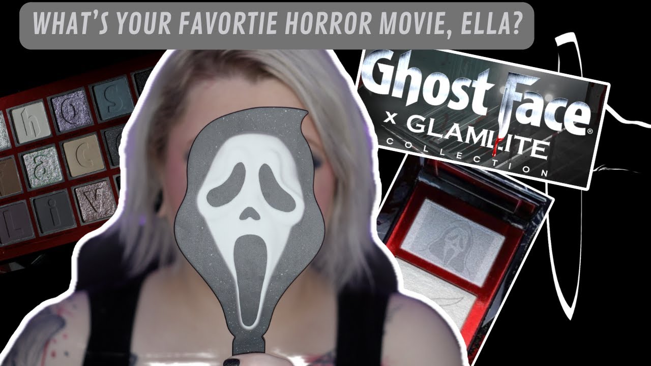 GREY EYE SHADOW AND BLOOD BLUSHES? - GLAMLITE X GHOSTFACE FULL COLLECTION REVIEW