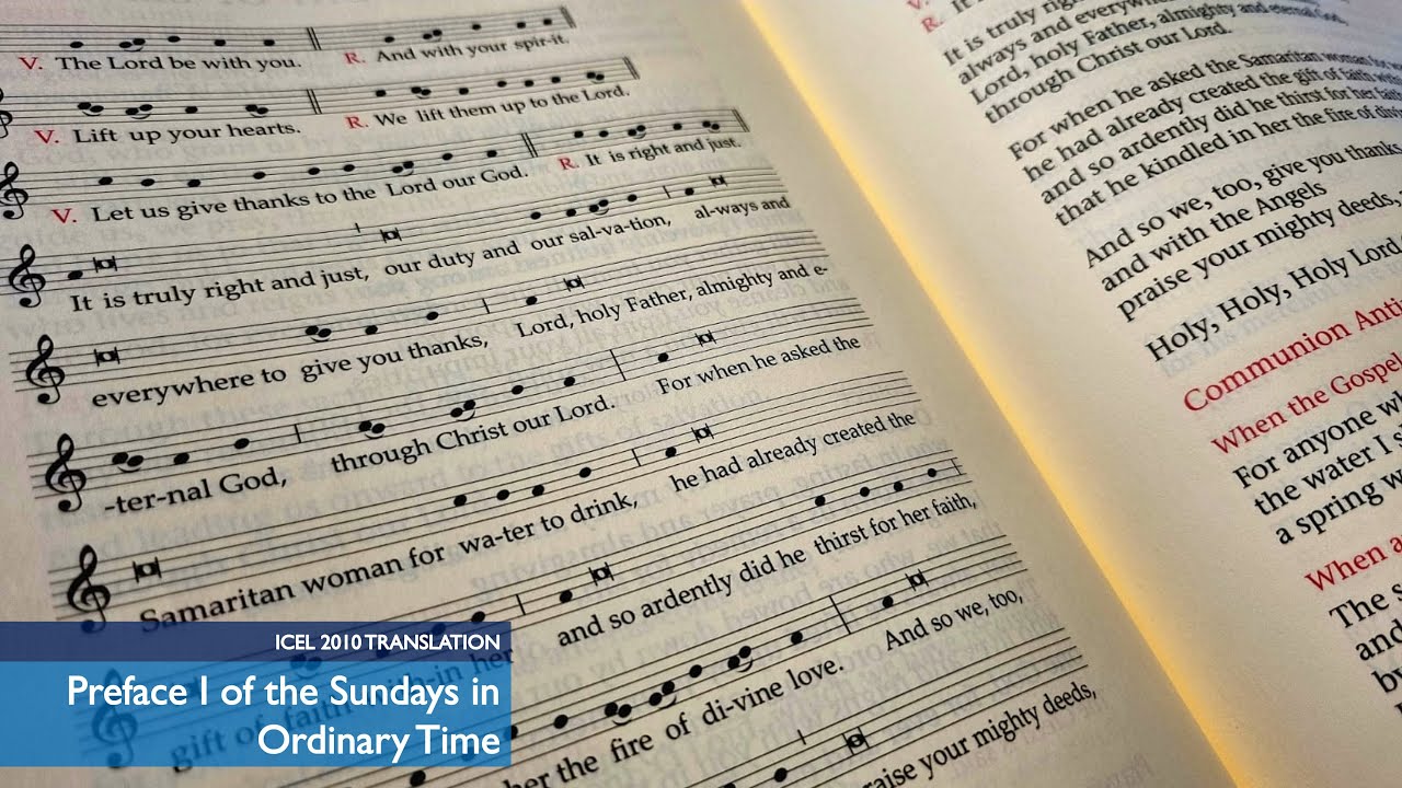 Preface I of the Sundays in Ordinary Time
