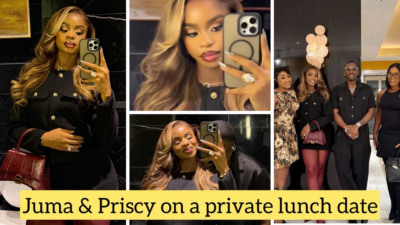 JUMA & PRISCY ON A PRIVATE DINNER DATE WHILE CHIOMA & ENIOLUWA CELEBRATE THIER BIRTHDAY #viealreels