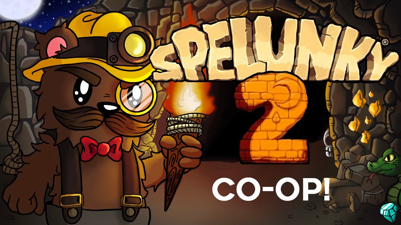 Spelunky 2 Co-op with Baer, MALF, Northernlion & XanaGear