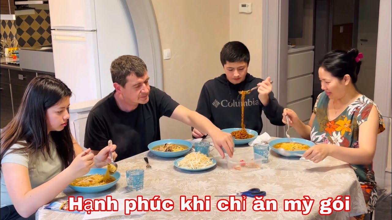 Đến la petite Venise Aimee làm ba mẹ bất ngờ/ bữa tối cả nhà ăn mỳ gói/ Mai le cuộc sống ở Pháp